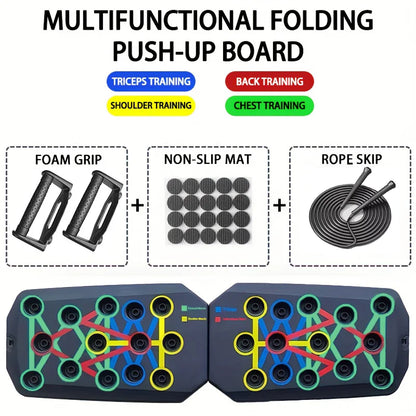 pushZone ™ 9-in-1 Ultimate Push Up Board