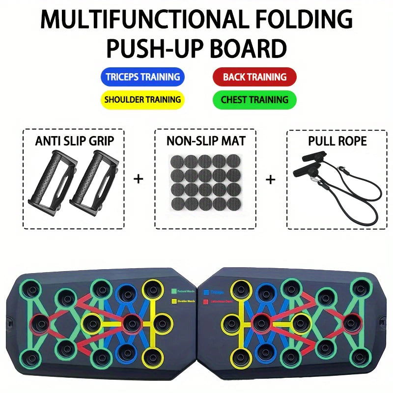 pushZone ™ 9-in-1 Ultimate Push Up Board